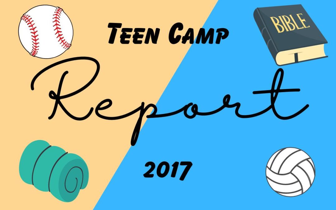 Teen Camp Report 2017